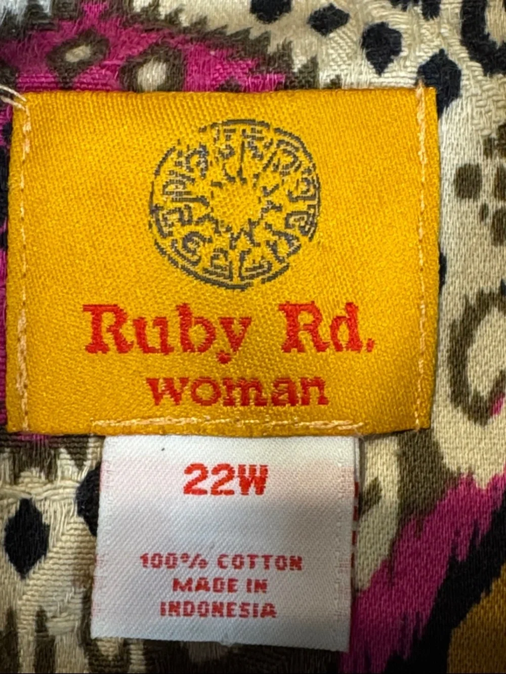 Ruby Rd. Multicolor Animal & Aztec Mix Print Top - Picture 3 of 9